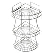 5265 Multipurpose Stainless Steel Multi- 3 Tier Corner Storage Rack DeoDap