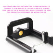 7338 Mobile Holder Attachment For Selfie Stick and Mobile Tripods DeoDap