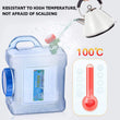 2655 Water Bucket Water Container with Lid and Tap Car Water Tank Water Dispenser Beverage Storage Carrier Plastic Water Bottle for Outdoors Hiking Camping Self-Driving Tour Emergency DeoDap