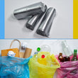 9214 Garbage Bags/Dustbin Bags/Trash Bags Pack of 3Rolls 45x50cm DeoDap
