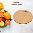 7123 Wooden Round Chopping Board  For Chopping Fruit & Vegetable DeoDap