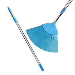 4699 Broom with Long Stainless Steel Rod and Extendable Cobweb Cleaner Stick DeoDap