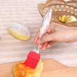 2854 Silicone Spatula and Pastry Brush Special Brush for Kitchen Use DeoDap