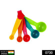 0730 Plastic Measuring Spoons - Set of 5 DeoDap