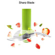 0079 Manual 2 in 1 Handy smart chopper for Vegetable Fruits Nuts Onions Chopper Blender Mixer Food Processor DeoDap