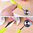 7031 Multifunctional Stainless Steel Fruit, Vegetable Pattern Carving Knife Peeler Corer Spherical Dig Ball Scoop, Garnishing Dig Ball Spoon Kit. DeoDap