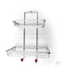 1763 Kitchen Bathroom Soaps Storage Rack with 2 Hook for Home DeoDap