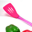 2755 KITCHEN TURNER HEAT RESISTANT SILICONE NON-STICK SILICONE TURNER GRIP WITH LONG HANDLE COOKING TURNER DeoDap