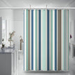 6718 Bright Vertical Stripes in The Shower Curtain (180x220cm) DeoDap