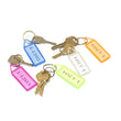 6170 50Pc Keychain Tag Label Used For Decorative Purpose On Keys And All. DeoDap
