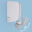 7631 Blowing Air Diverter Air Conditioning Cover Air Deflector Foldable Adjustable For All Types Ac Use DeoDap