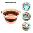 2786 Multi-Purpose Portable Collapsible Folding Tub, with Hanging Hole & Save Storage Space, Also use for Foot Spa. DeoDap