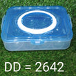 2642 Plastic Kitchen Refrigerator Egg Storage 12 Grid 1 Layer Egg Container DeoDap