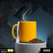 4948 Yellow Coffee Mug With Spoon Ceramic Mugs to Gift your Best Friend Tea Mugs Coffee Mugs Microwave Safe. DeoDap