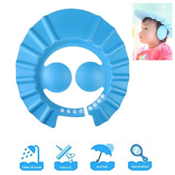 0378 Adjustable Safe Soft Baby Shower cap buyosoothmart.in