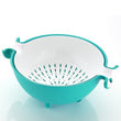 0728 Multifunctional Washing Fruits & Vegetables Basket Strainer and Detachable Drain Basket Bowl DeoDap