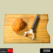 2058 Vegetable Peeler for Kitchen, Stainless Steel Potato Peeler with Sharp Blades DeoDap