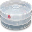 093 Plastic 3 Compartment Sprout Maker, White buyosoothmart.in