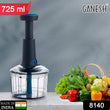 8140 Ganesh Bingo Lock-Unlock Push Chopper ( 725ML ) DeoDap