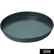 2208 Steel Non-Stick Round Plate Cake Pizza Tray Baking Mould DeoDap