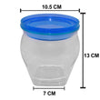 2534 Matka Shape Jar with Rust Proof Air Tight Lid (1000ml) DeoDap