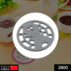 2600 1Pc Silicone Fancy Coaster for holding bowls and utensils including all kitchen purposes. DeoDap