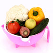 2214 Multifunctional Vegetable Fruits Cutter Shredder with Rotating Drain Basket DeoDap