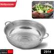 2914 Stainless Steel Rice Vegetables Washing Bowl Strainer Collapsible Strainer. DeoDap