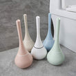 0223 -2 in 1 Plastic Cleaning Brush Toilet Brush with Holder DeoDap