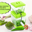 2428 Plastic Vegetable Chopper Cutter with Stainless Steel Blade DeoDap