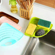 0861 Sink Strainer Basket Corner Kitchen Triangular Multi functional Drain Shelf DeoDap