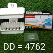 4762  Plastic Double Layer - Soap Stand, Holder, Wall Soap Box Sturdy Vacuum Dispenser Tray Deodap