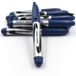 9012 10Pc Blue Marker and pen used in studies and teaching white boards in schools and institutes for students. DeoDap