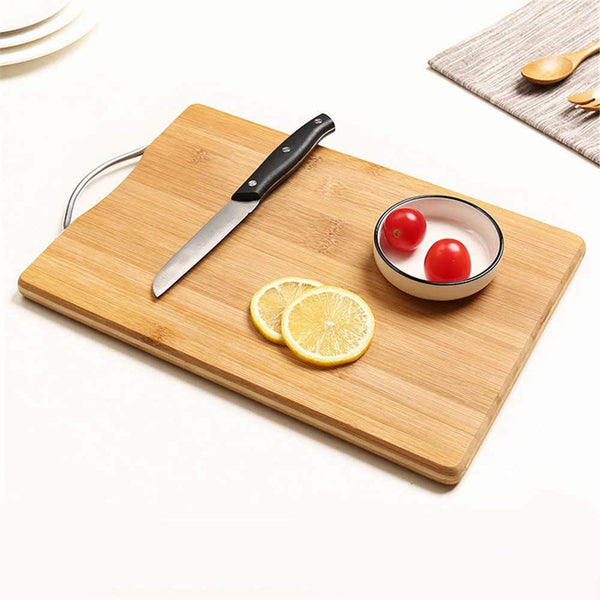 2920 Wooden Chopping / Cutting Board with Anti Skid Mat DeoDap