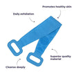 6637 Silicone Body Back Scrubber, Double Side Bathing Brush for Skin Deep Cleaning Massage. DeoDap