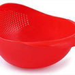 081A Multi-Function with Integrated Colander Mixing Bowl Washing Rice, Vegetable and Fruits Drainer Bowl-Size: 21x17x8.5cm DeoDap