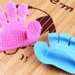 172 Rubber Pet Cleaning Massaging Grooming Glove Brush DeoDap