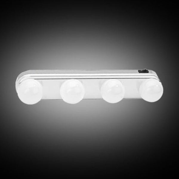 6189 Glow Make Up Light Portable Cosmetic Kit Battery Powered Mirror Lighting Super Bright DeoDap