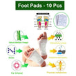 644 kinoki Cleansing Detox Foot Pads, Ginger & salt Foot Patch -10pcs (Free Size, White) buybabu