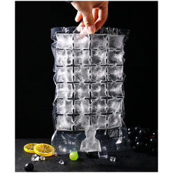 2905 Disposable Ice Cube Bags, Stackable Easy Release Ice Cube Mold Trays Self-Seal Freezing Maker,Cold Ice Pack Cooler Bag for Cocktail Food Wine DeoDap