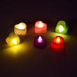 6561 HEART LED FESTIVAL TEALIGHT WITH BATTRY OPRATE ( 24PCS ) DeoDap