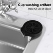 2232 Automatic Cup Washer or Glass Rinser for Kitchen Sink, Black Kitchen Sink Cleaning Spray Cup Washer, Bar Glass Washer. DeoDap