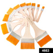 4663 Artistic Flat Painting Brush - Set of 12 DeoDap