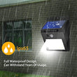 213 Solar Security LED Night Light for Home Outdoor/Garden Wall (Black) (20-LED Lights) DeoDap