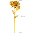 0879 B Golden Rose used in all kinds of places like household, offices, cafe's, etc. for decorating and to look good purposes and all. DeoDap