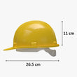 1798 Yellow Plastic Hard Hat Construction Cap (1Pc Only) DeoDap