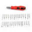 9110 (SET OF 4PC) SCREWDRIVER SET, STEEL 31 IN 1 WITH 30 SCREWDRIVER BITS, PROFESSIONAL MAGNETIC DRIVER SET DeoDap