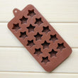 1189 Food Grade Non-Stick Reusable Silicone Star Shape 15 Cavity Chocolate Molds / Baking Trays DeoDap