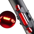 1561 Rechargeable Bicycle Front Waterproof LED Light (Red) DeoDap