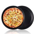 2208 Steel Non-Stick Round Plate Cake Pizza Tray Baking Mould DeoDap